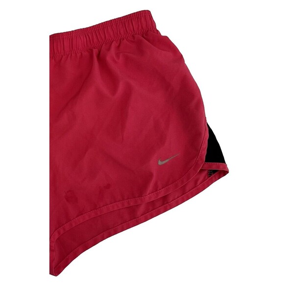 Nike Dri-FIT Pink & Black Lined Running Gym Workout Shorts Women's Size XS - Picture 4 of 4